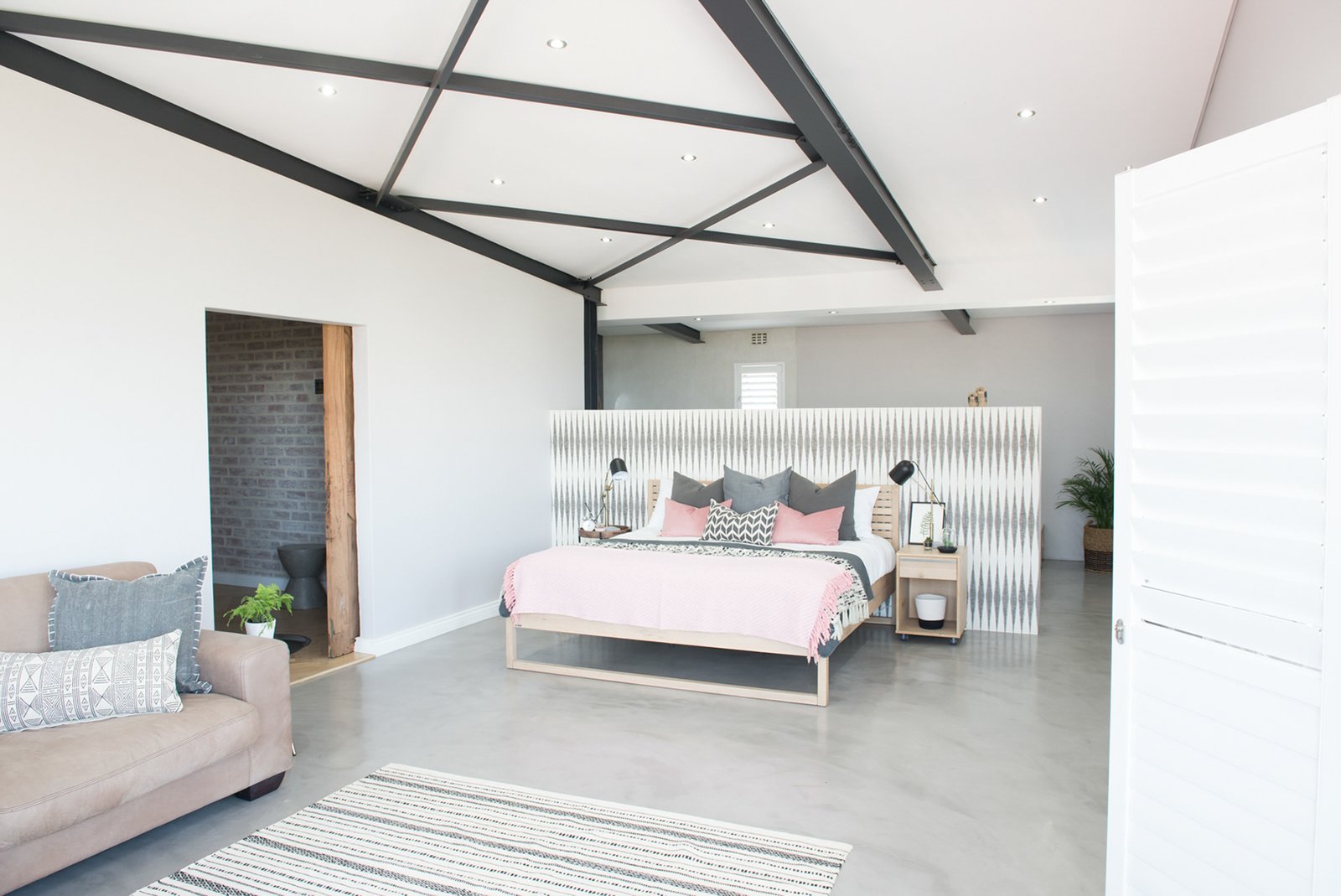 Modern bedroom for interior photography by Jac Kritzinger