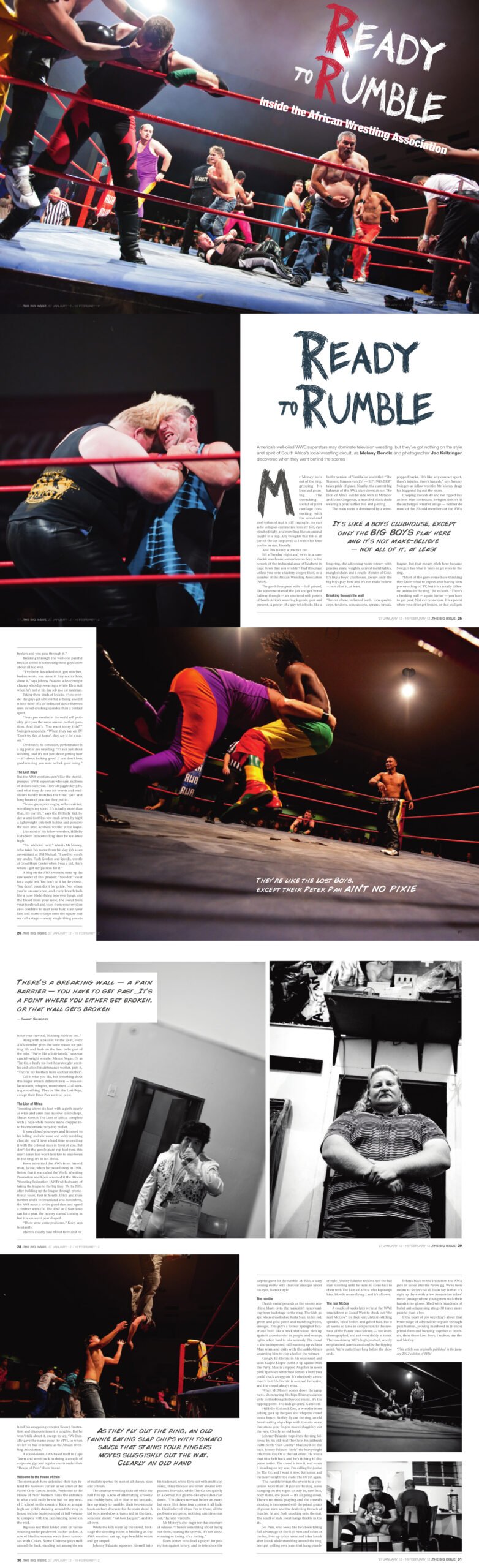 Sheets Big Issue magazine 1 in photography by Jac Kritzinger