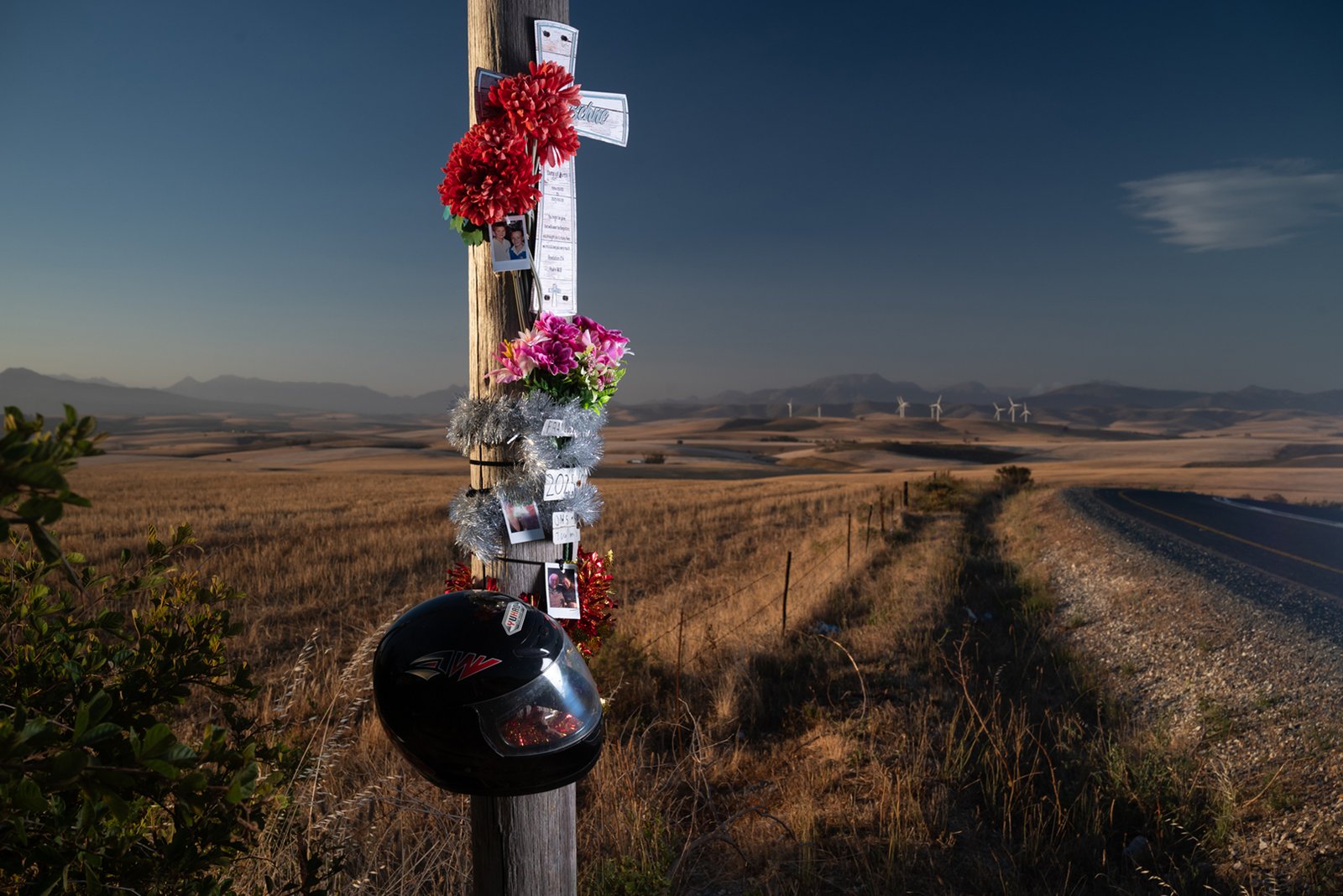 Biker shrine in travel photography by Jac Kritzinger